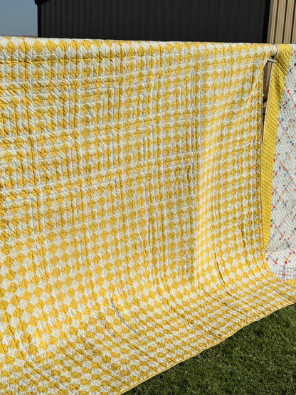 One Patch Patchwork Quilt