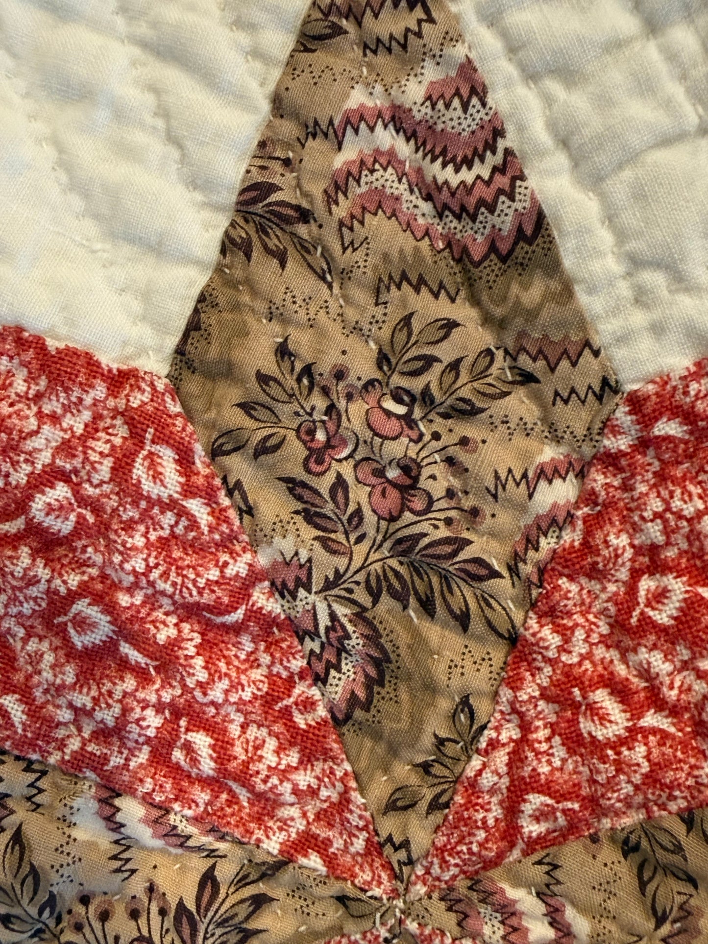 Early Circa 1840’s Incredible Variable Stars Quilt