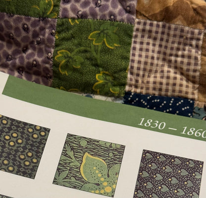 Scrappy Medallion Patchwork Fabrics Crib Quilt