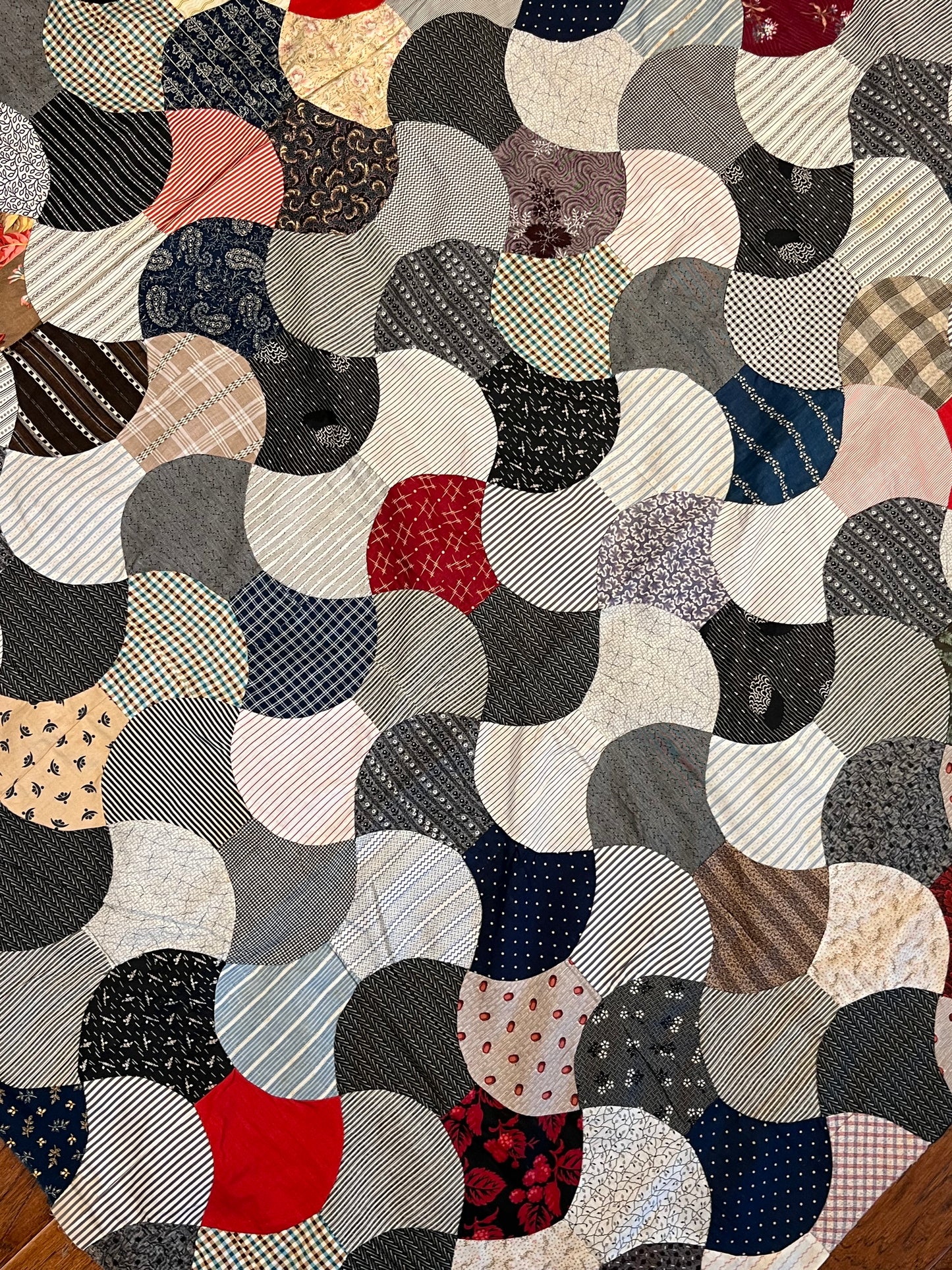 Antique Double Ax Head Quilt Top
