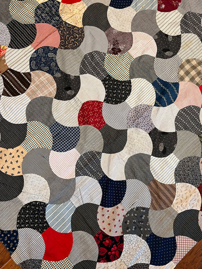 Antique Double Ax Head Quilt Top