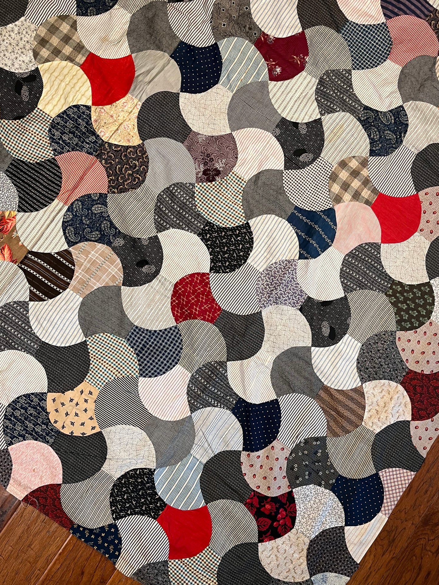 Antique Double Ax Head Quilt Top