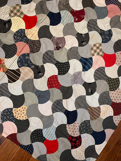Antique Double Ax Head Quilt Top