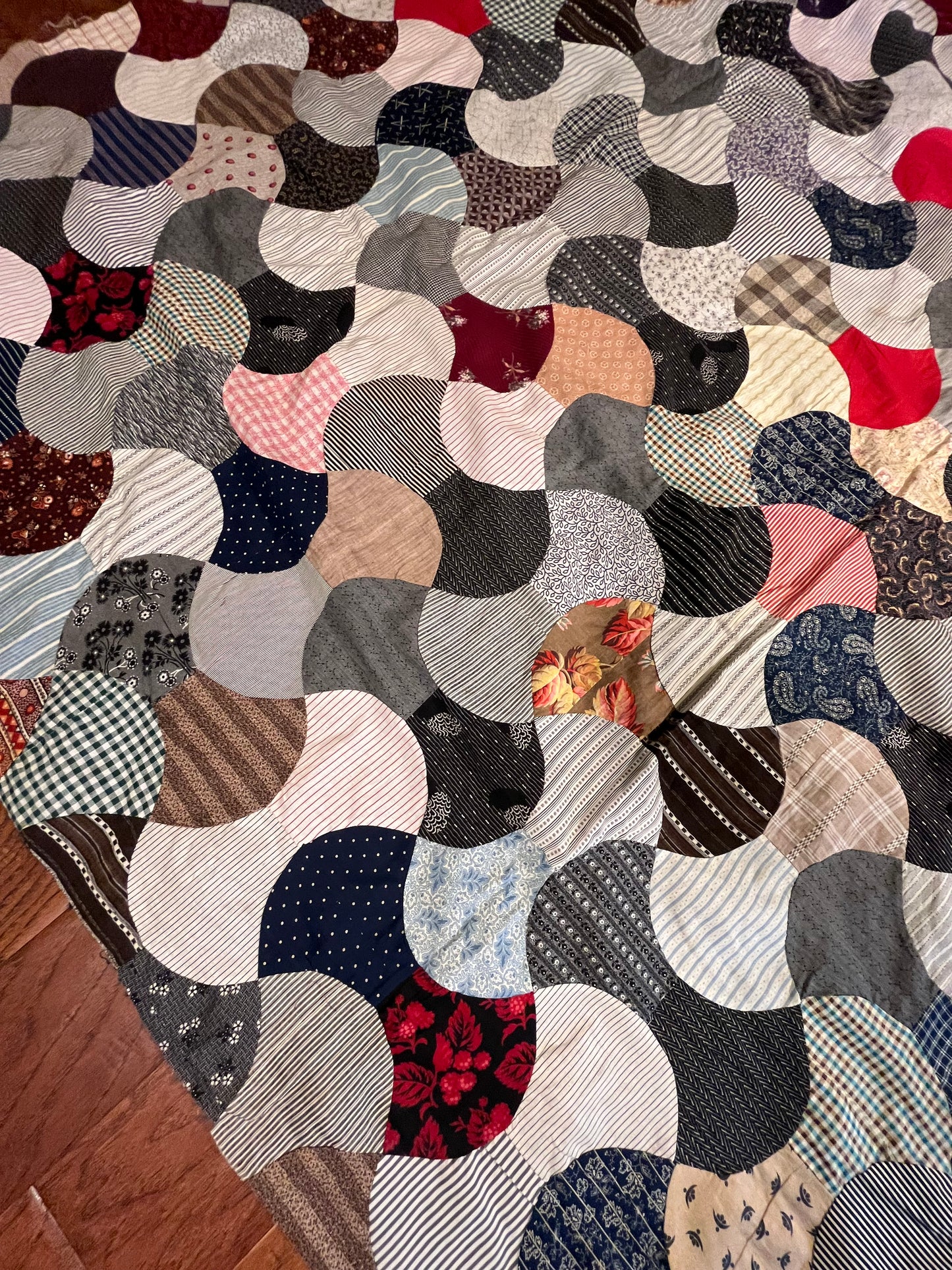 Antique Double Ax Head Quilt Top