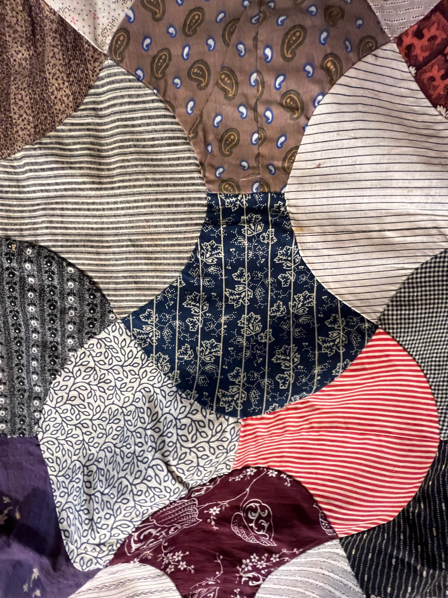 Antique Double Ax Head Quilt Top