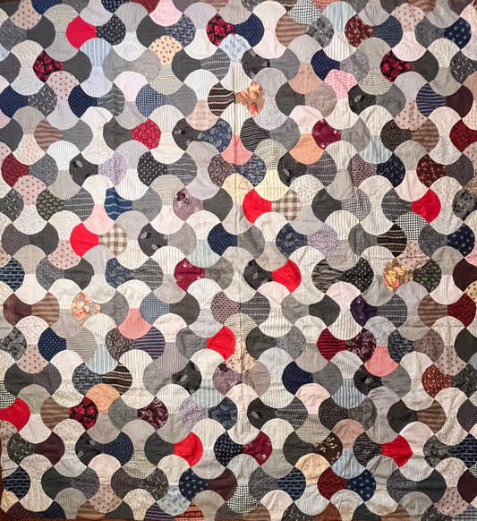 Antique Double Ax Head Quilt Top
