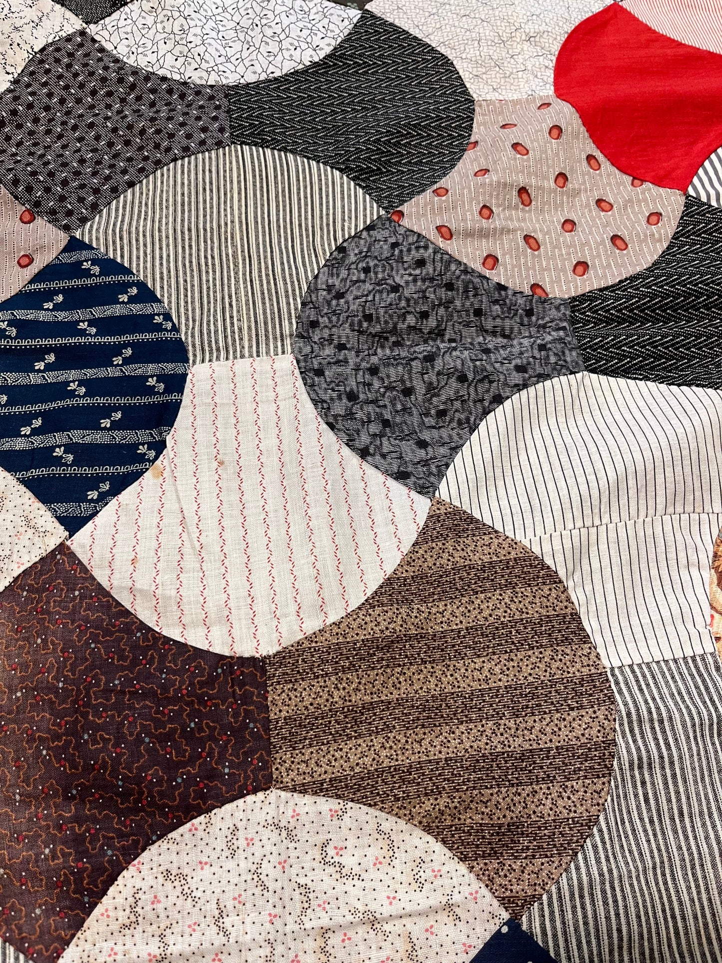 Antique Double Ax Head Quilt Top