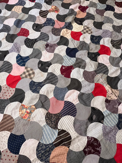 Antique Double Ax Head Quilt Top