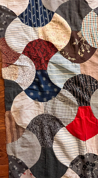 Antique Double Ax Head Quilt Top