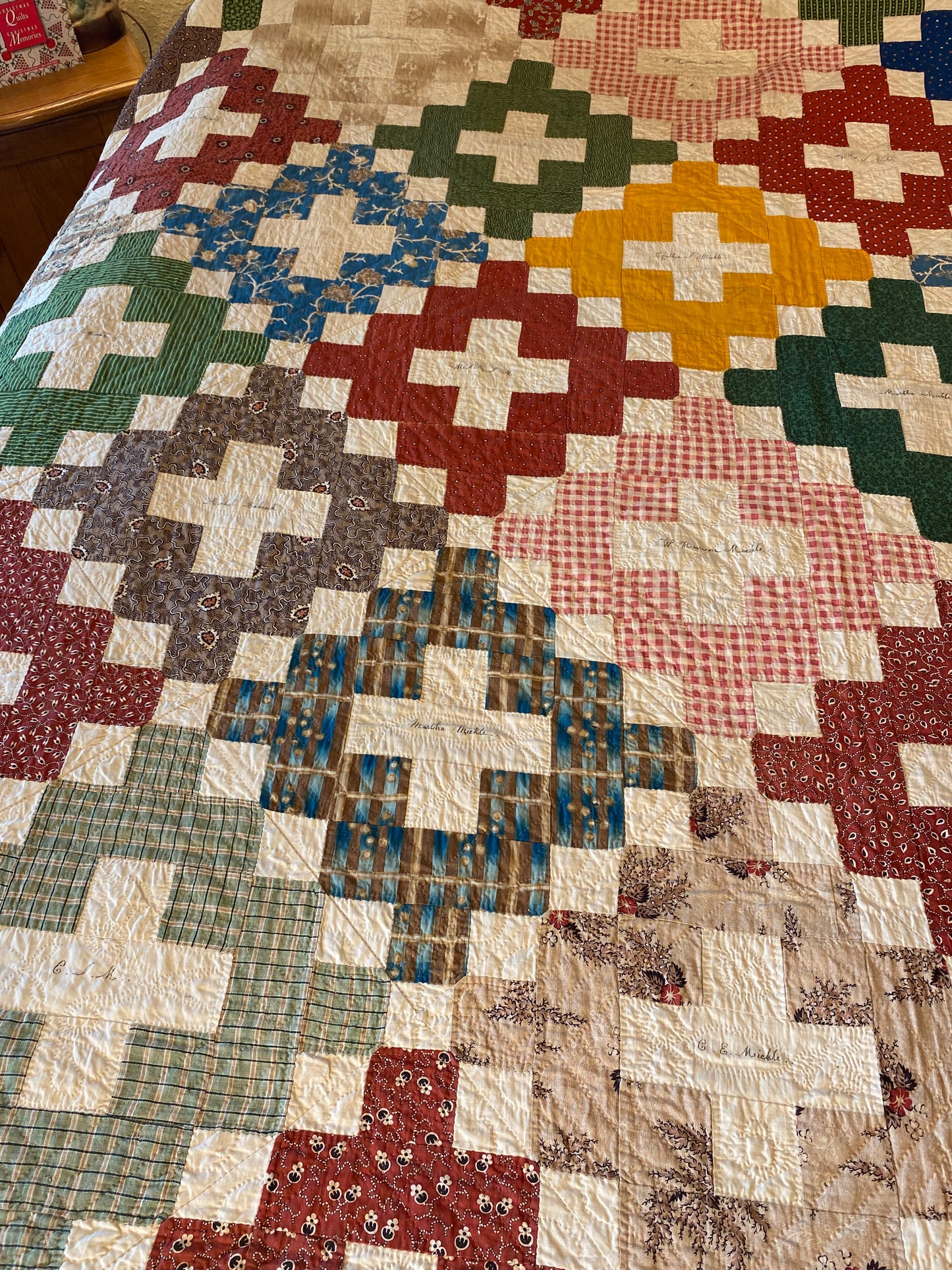 Early 1853 New York Signature Album Quilt
