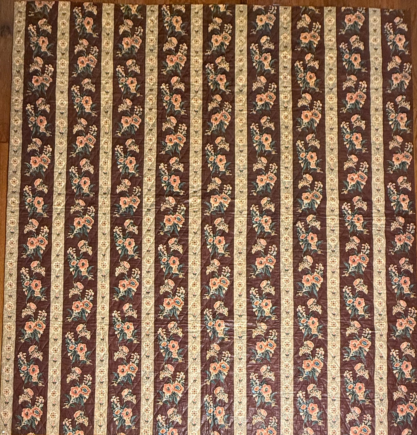 Fantastic Early Circa 1830’s Chintz Quilt