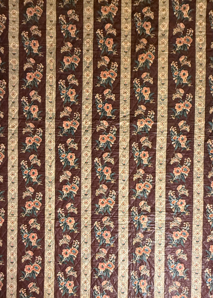 Fantastic Early Circa 1830’s Chintz Quilt