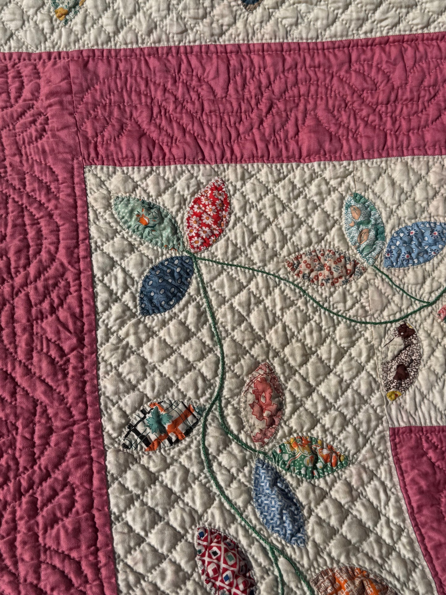 Autumn Leaves Appliqué Quilt