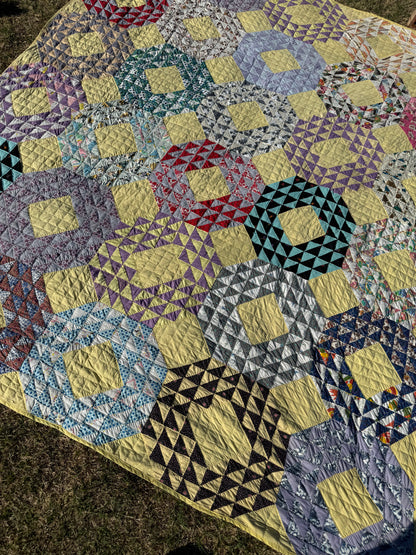 Scrappy Ocean Waves Quilt