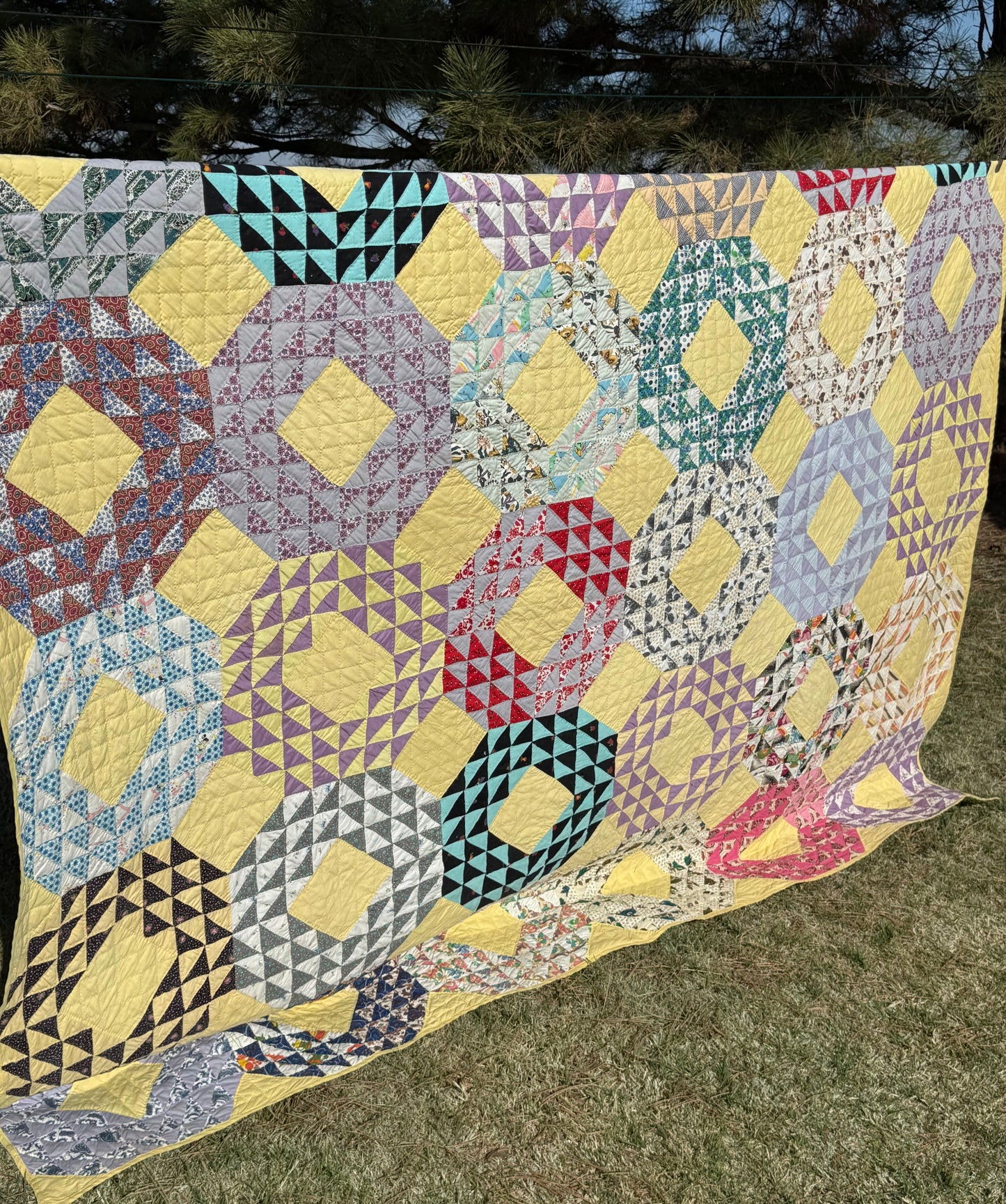 Scrappy Ocean Waves Quilt