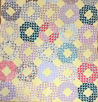 Scrappy Ocean Waves Quilt