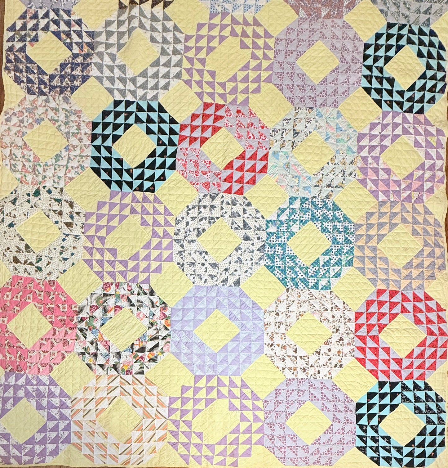 Scrappy Ocean Waves Quilt