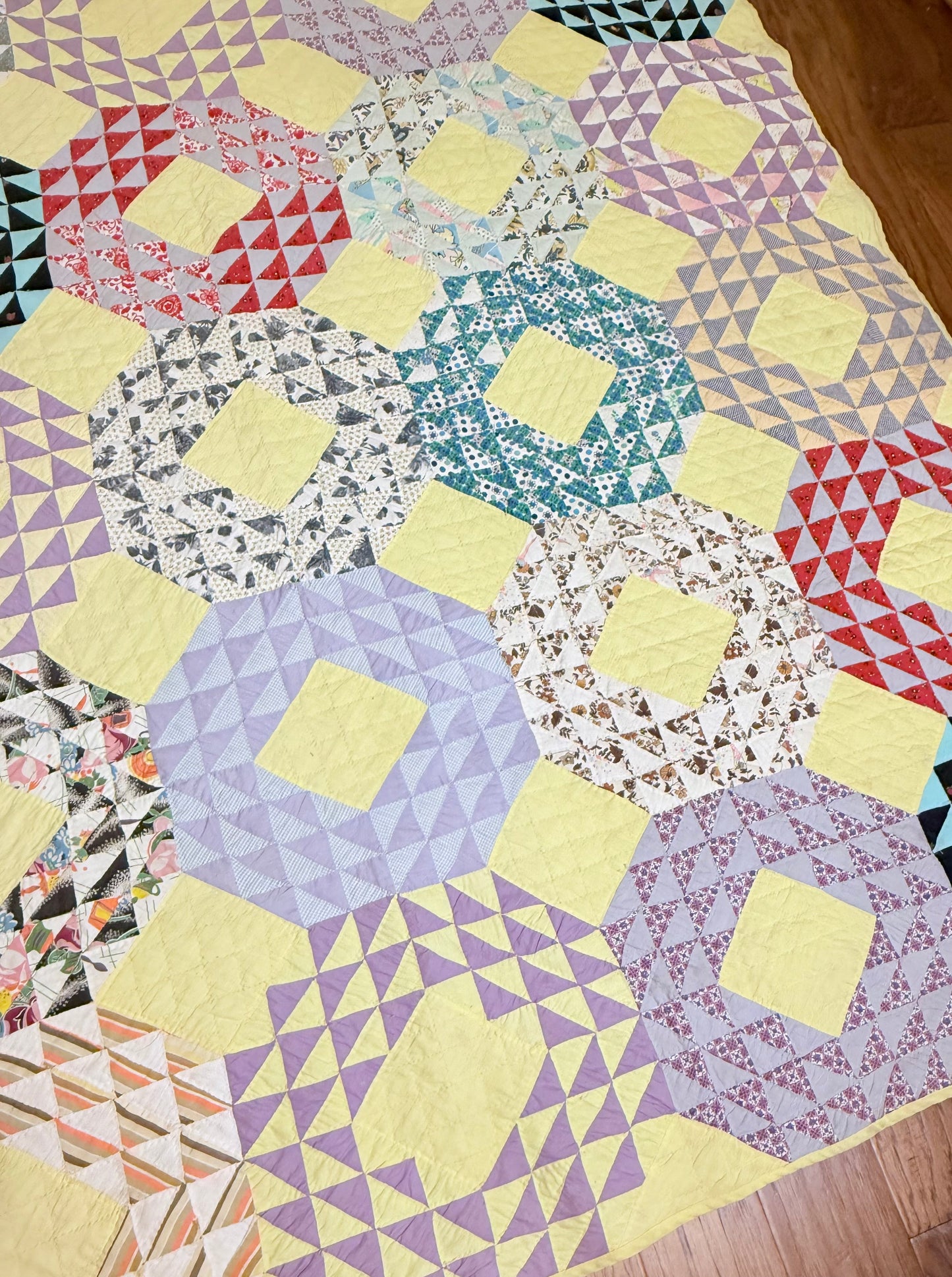 Scrappy Ocean Waves Quilt