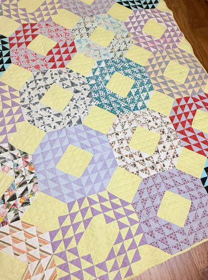 Scrappy Ocean Waves Quilt