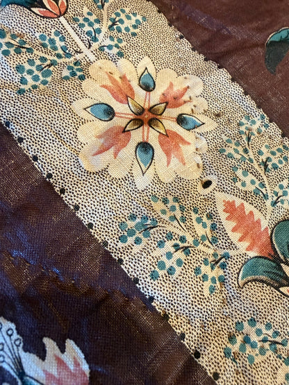 Fantastic Early Circa 1830’s Chintz Quilt