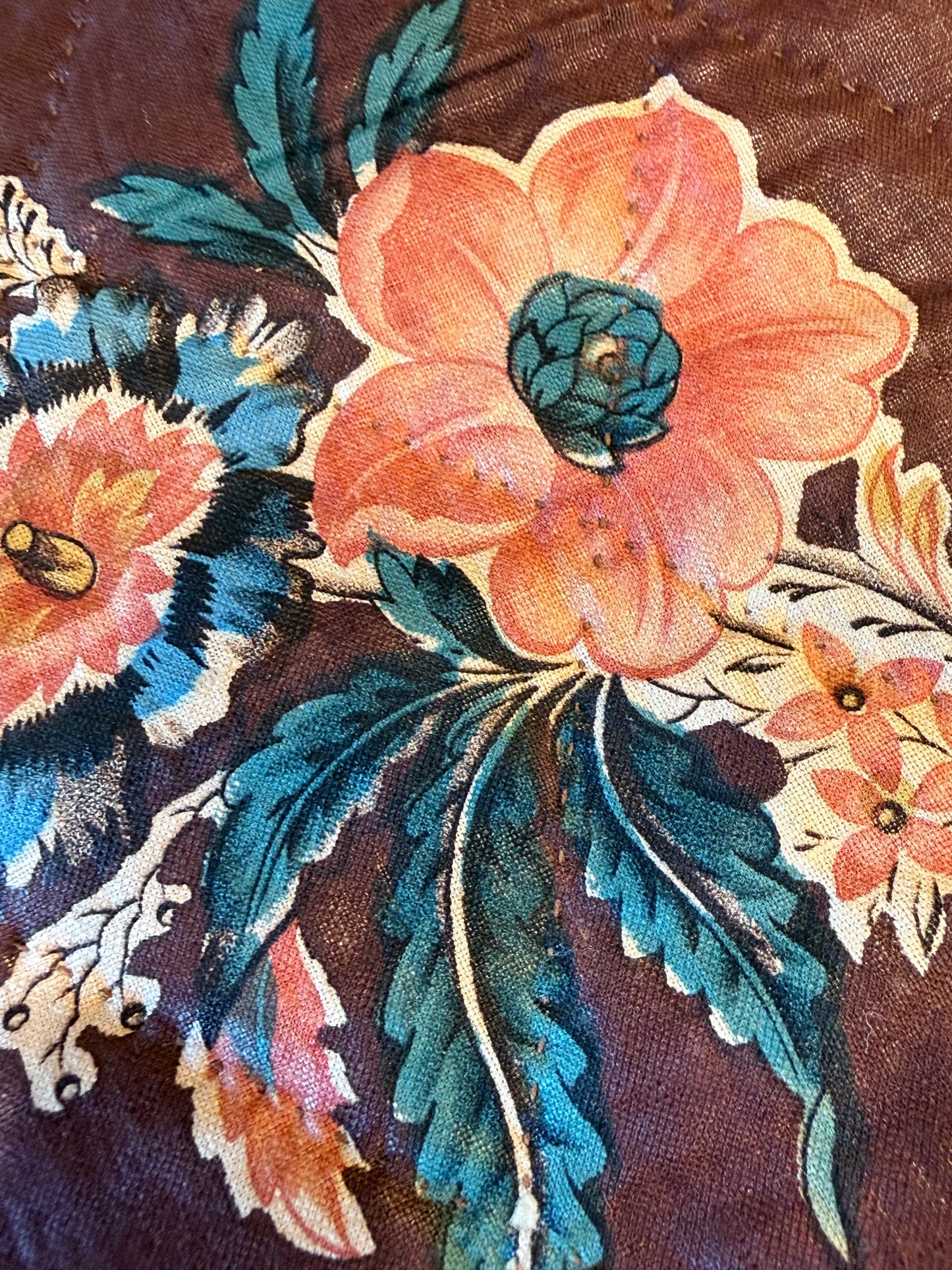Fantastic Early Circa 1830’s Chintz Quilt