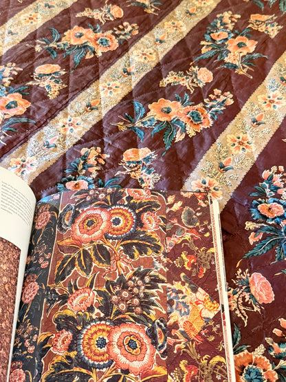 Fantastic Early Circa 1830’s Chintz Quilt