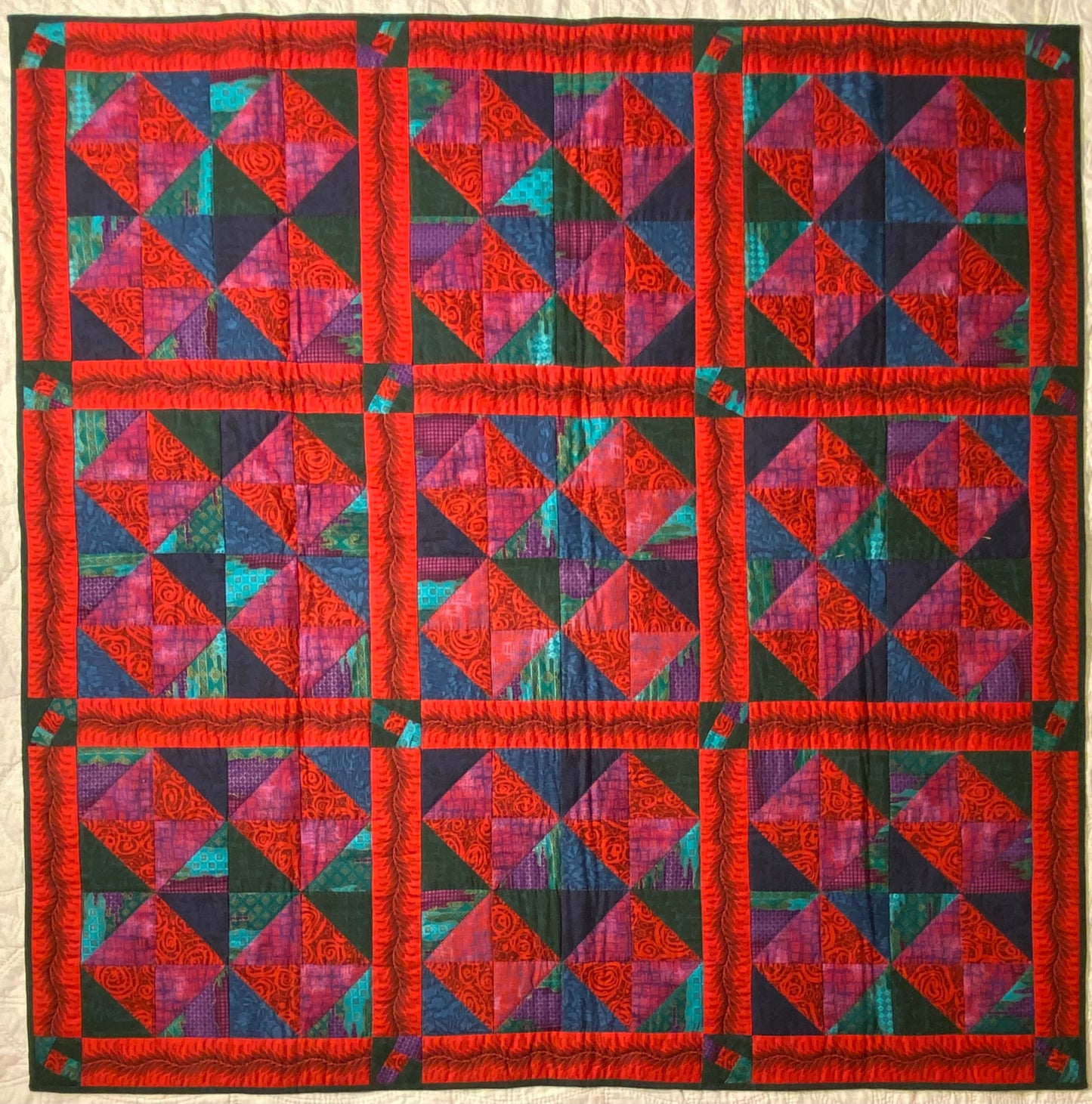 Stained Glass Crib / Wall Quilt