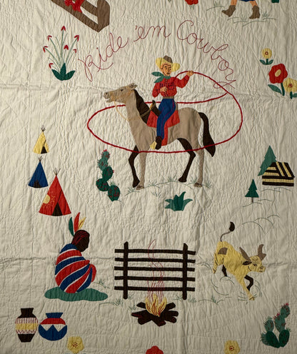 1950’s Ride ‘em Cowboy Quilt