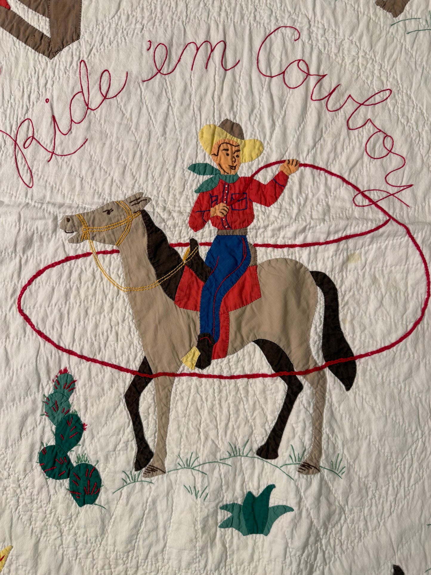 1950’s Ride ‘em Cowboy Quilt