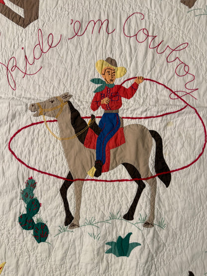 1950’s Ride ‘em Cowboy Quilt