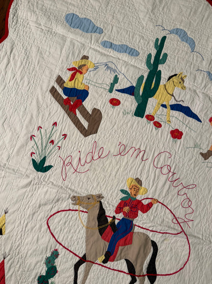 1950’s Ride ‘em Cowboy Quilt
