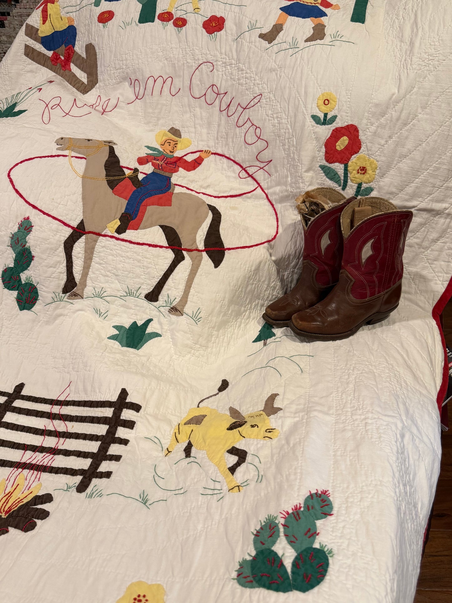 1950’s Ride ‘em Cowboy Quilt
