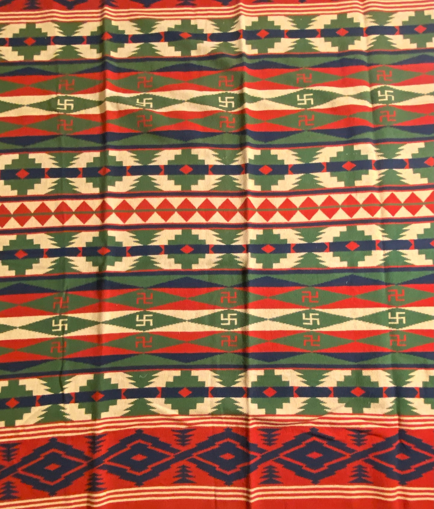 Vintage Beacon Indian Camp Southwest Blanket