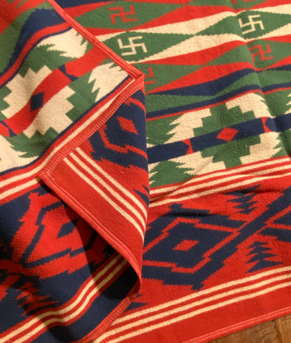 Vintage Beacon Indian Camp Southwest Blanket