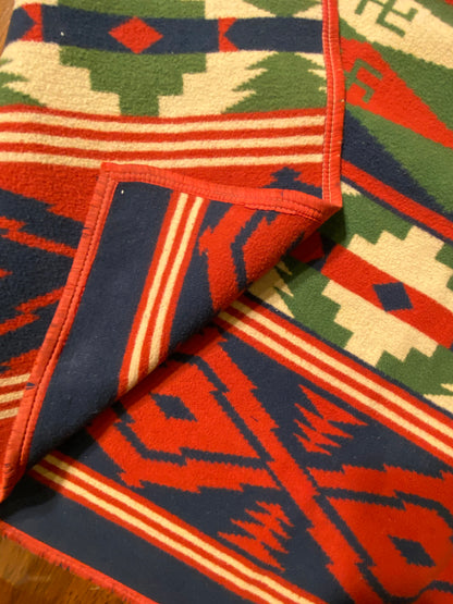 Vintage Beacon Indian Camp Southwest Blanket