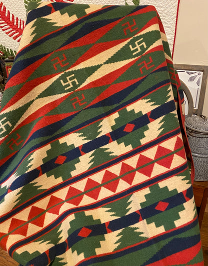 Vintage Beacon Indian Camp Southwest Blanket