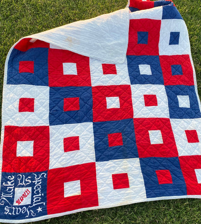 1776-1976 Bicentennial Crib Quilt - Years Make Us Special