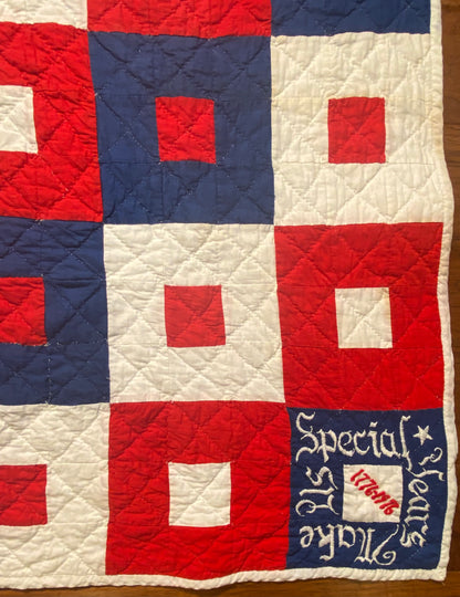 1776-1976 Bicentennial Crib Quilt - Years Make Us Special