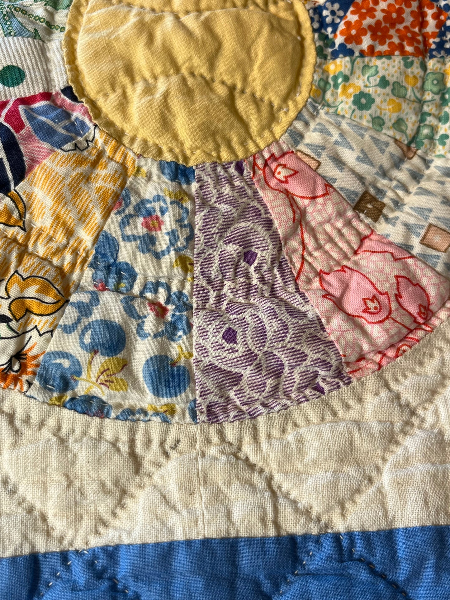 Wagon Wheel Colorful Quilt