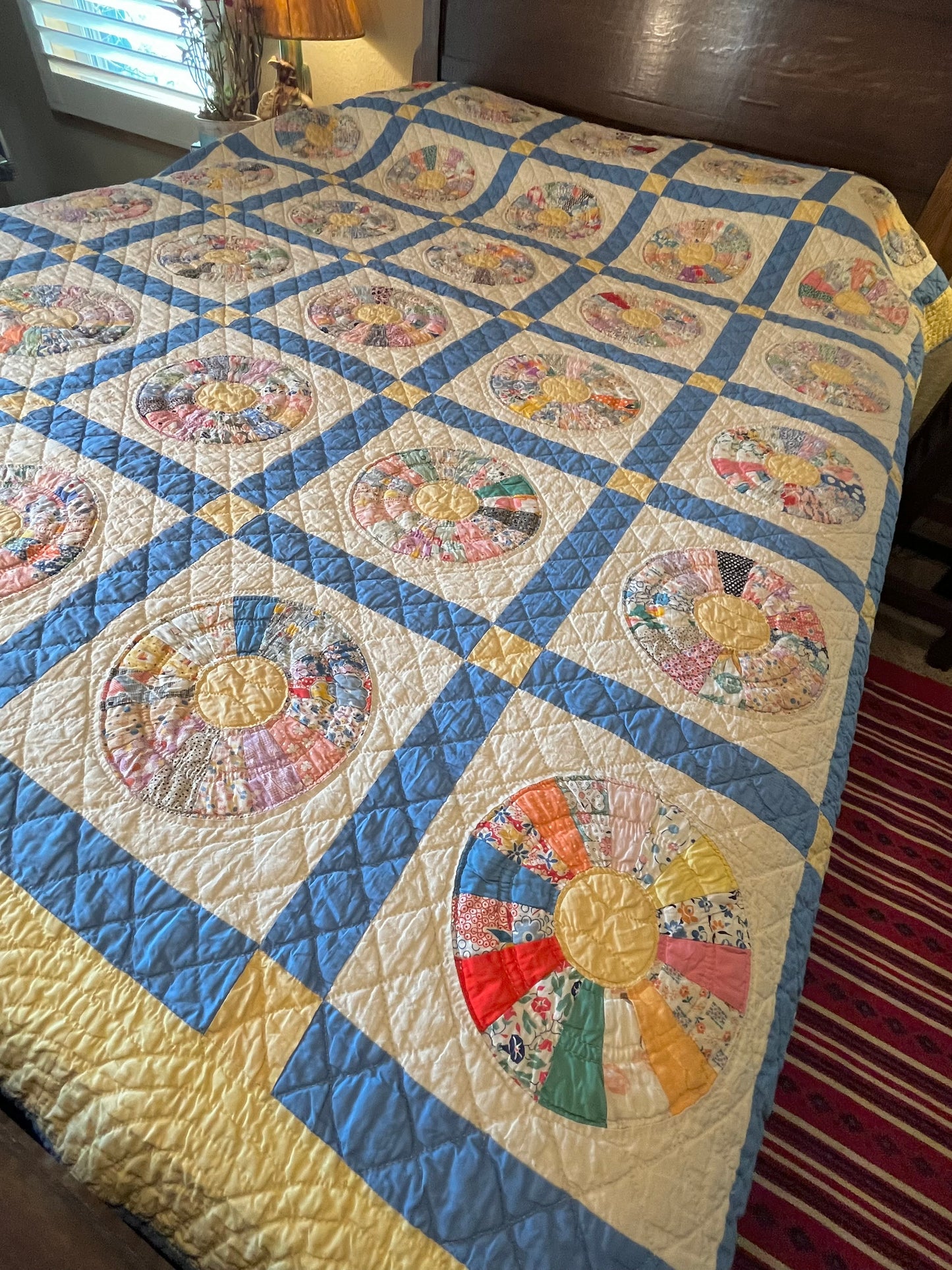 Wagon Wheel Colorful Quilt
