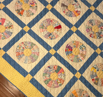 Wagon Wheel Colorful Quilt