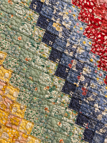 Patchwork Around the World Quilt