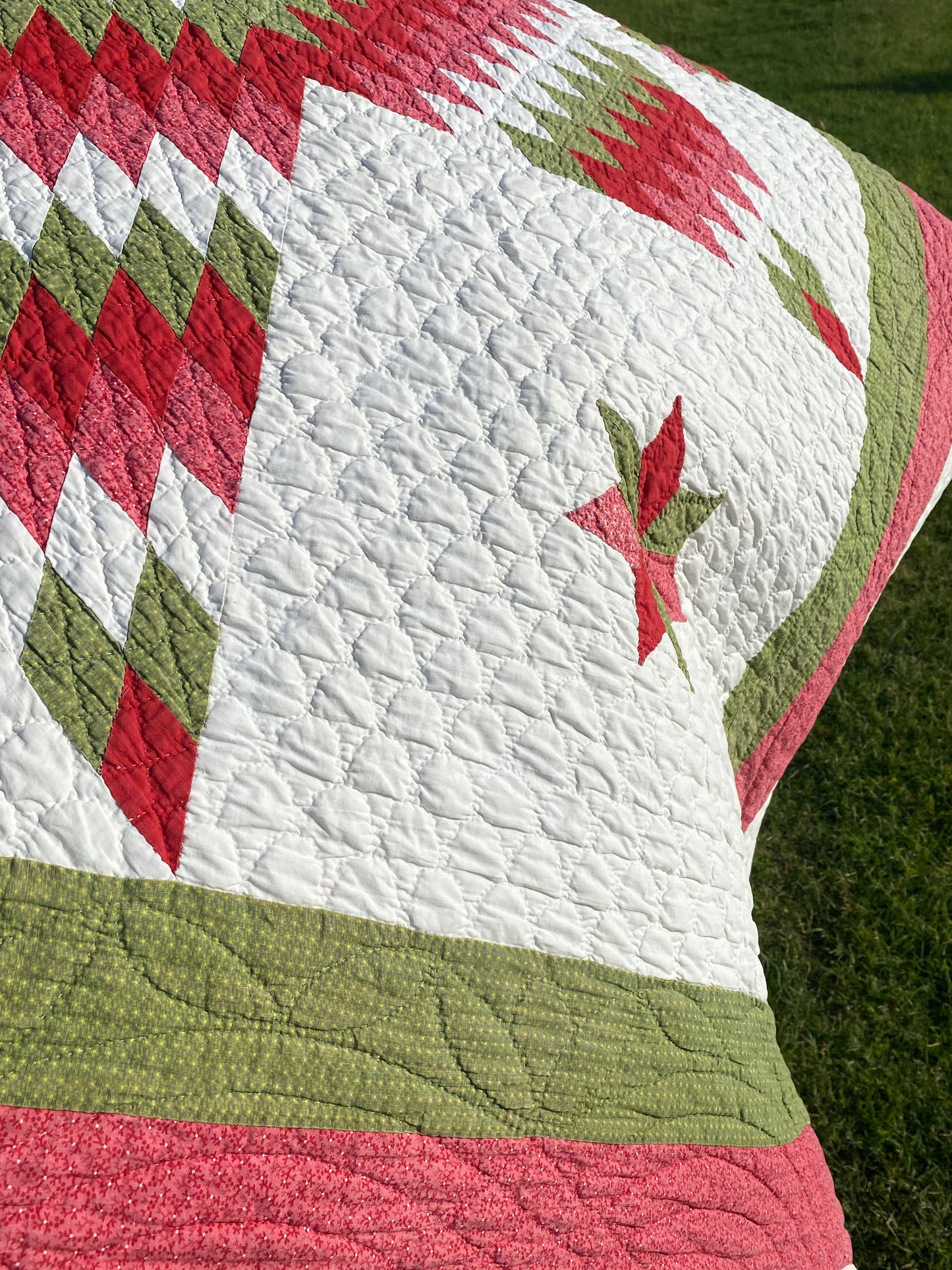 Star of Bethlehem Quilt with Floating Stars~~ Sold