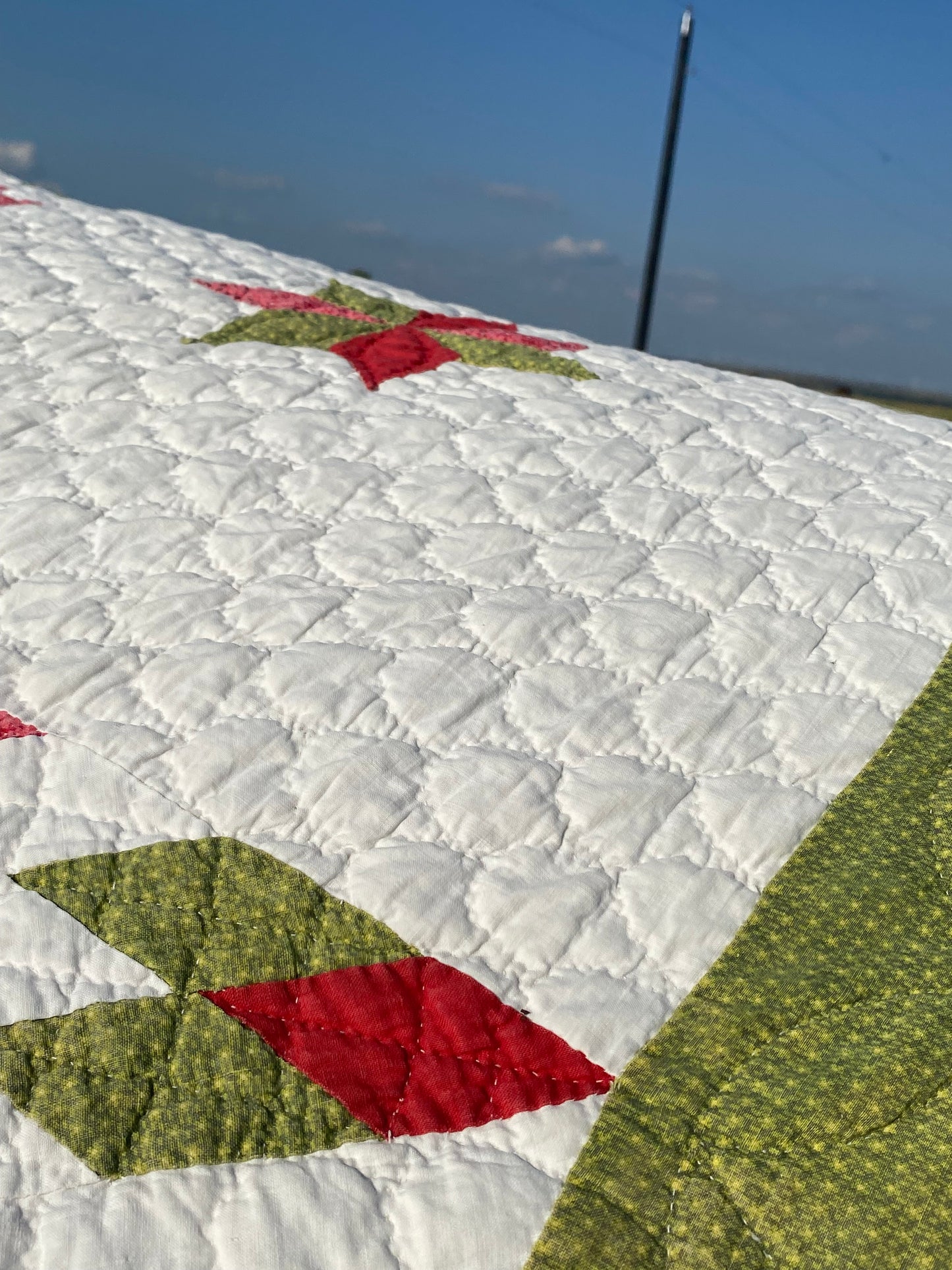 Star of Bethlehem Quilt with Floating Stars~~ Sold