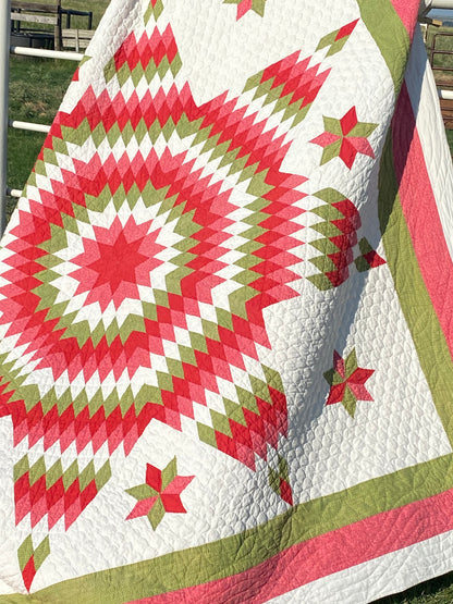 Star of Bethlehem Quilt with Floating Stars~~ Sold