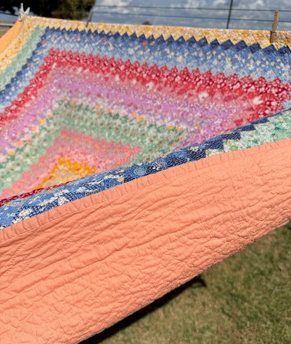 Patchwork Around the World Quilt