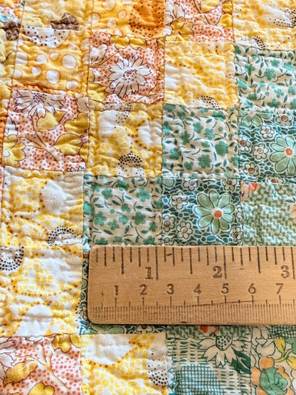 Patchwork Around the World Quilt