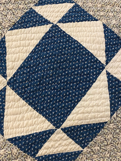 Blues Mosaic Variant Quilt