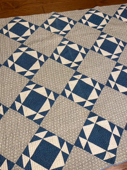 Blues Mosaic Variant Quilt