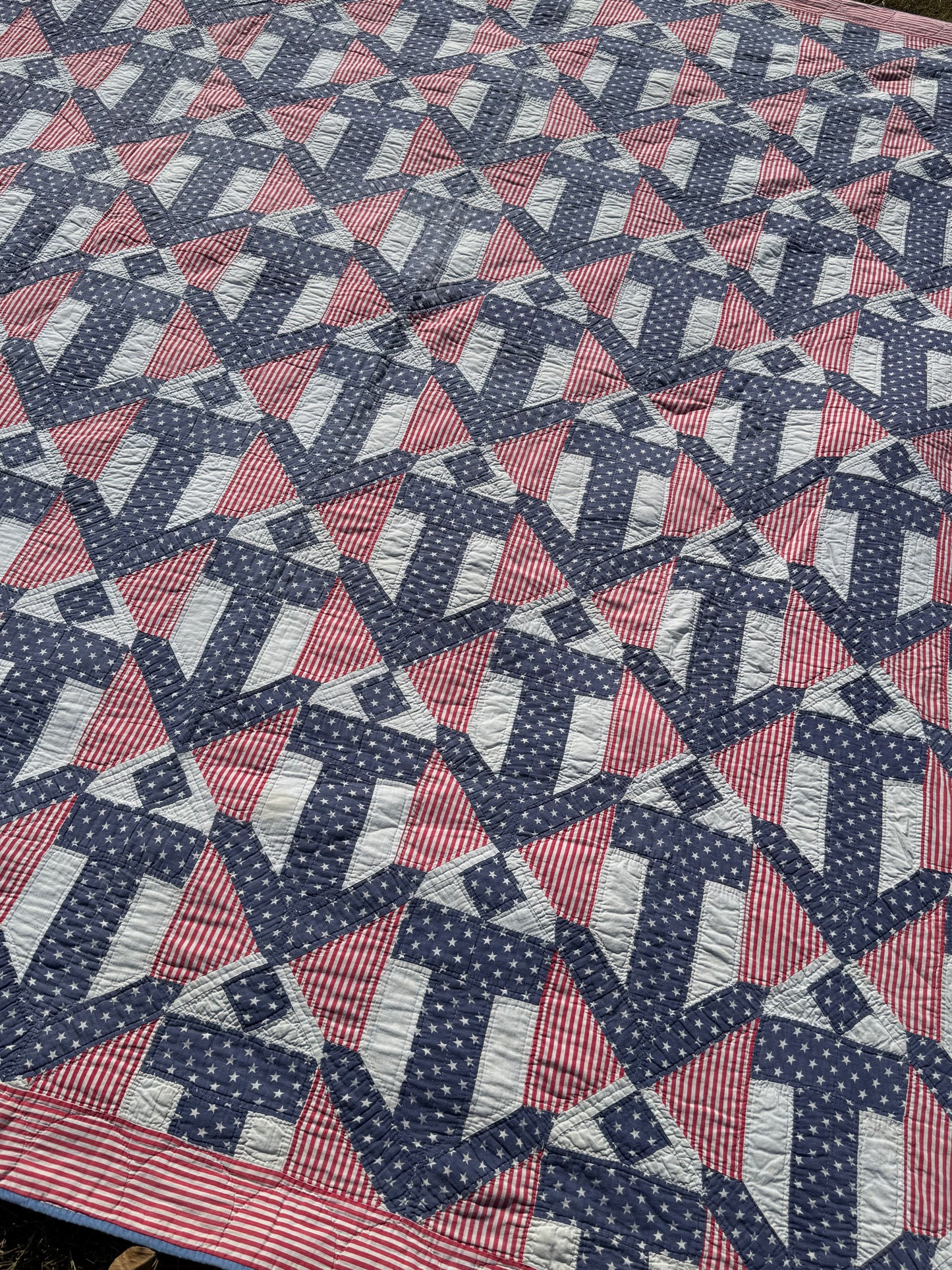 Anchors Aweigh Patriotic Quilt